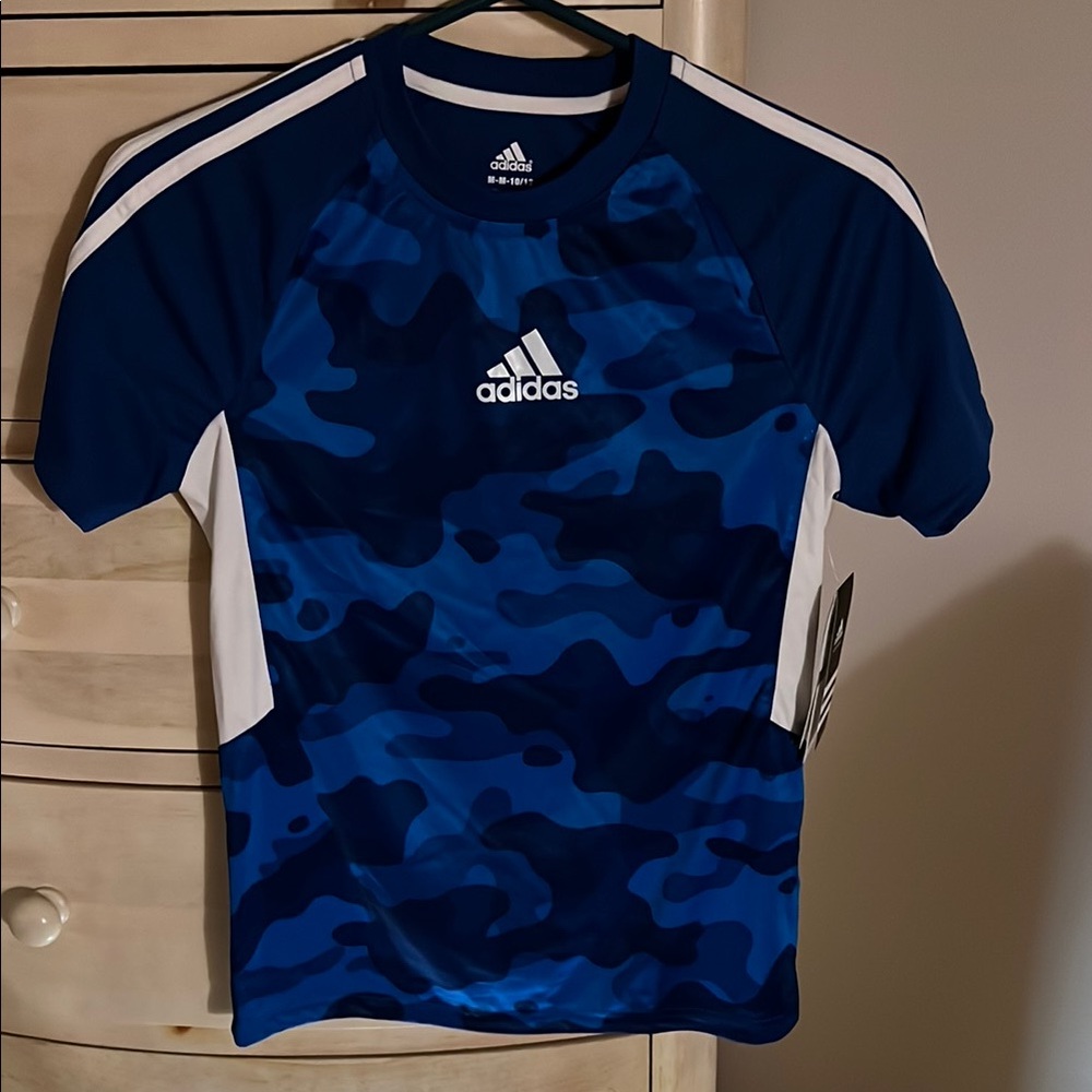 Adidas Blue Camo T-Shirt